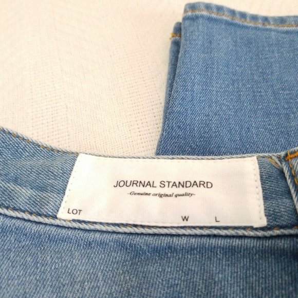 JOURNAL STANDARD MENS STRAIGHT FIT DENIM BLUE JEAN - Picture 6 of 6